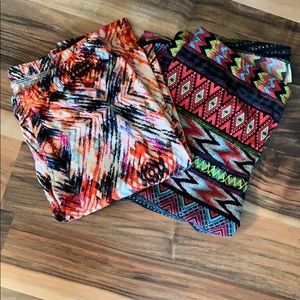 Print Buckle leggings